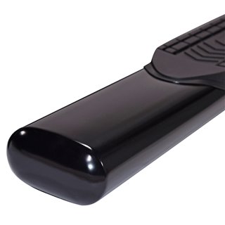 TrailFX | 6 Inch Oval Black Steel - Chevrolet / GMC 2007-2019 TrailFX Step Bars