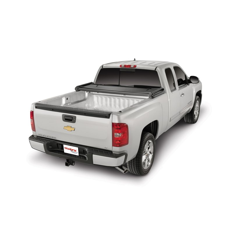 TrailFX | Soft Tri-Fold Black Vinyl Alum Rails - Chevrolet / GMC 2014-2019