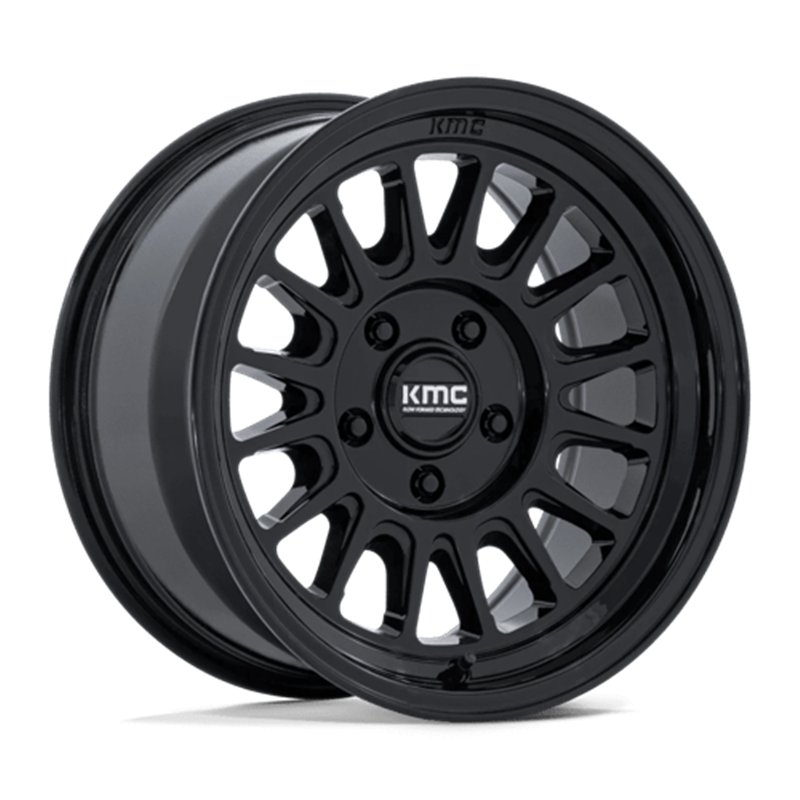 KMC | KM733 IMPACT FFT 17x8.5 ET0 - GLOSS BLACK