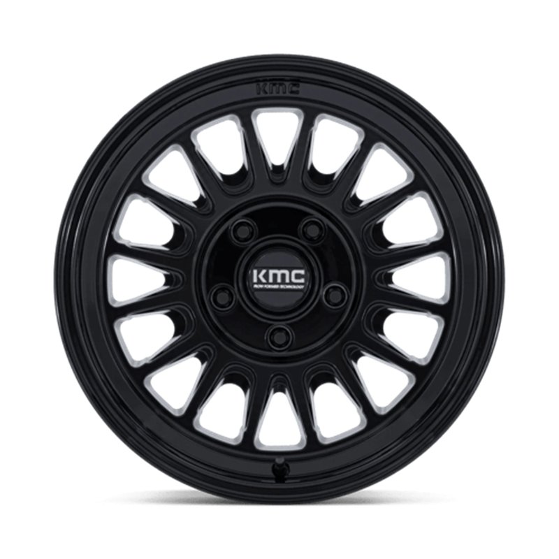 KMC | KM733 IMPACT FFT 17x8.5 ET0 - GLOSS BLACK