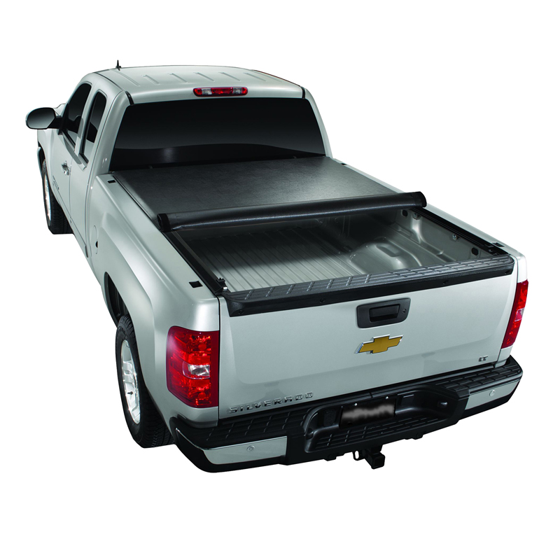 TrailFX | Soft Roll-Up Black Vinyl Alum Rails - F-250 / F-350 2017-2022 TrailFX Tonneau Covers