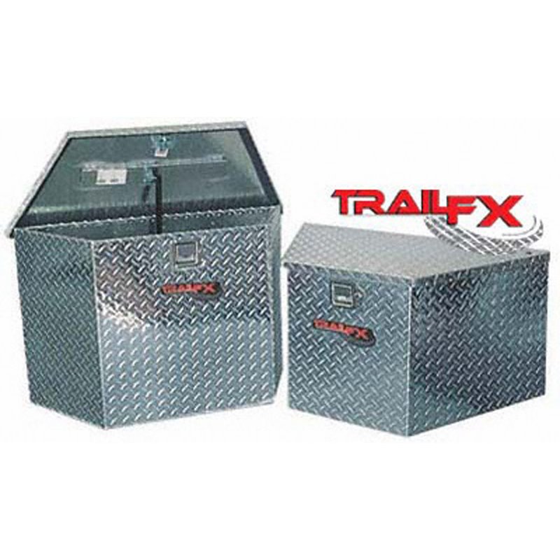 TrailFX | Trailer Tongue Sgl Lid Alum 34x16x13 TrailFX Tool Boxes