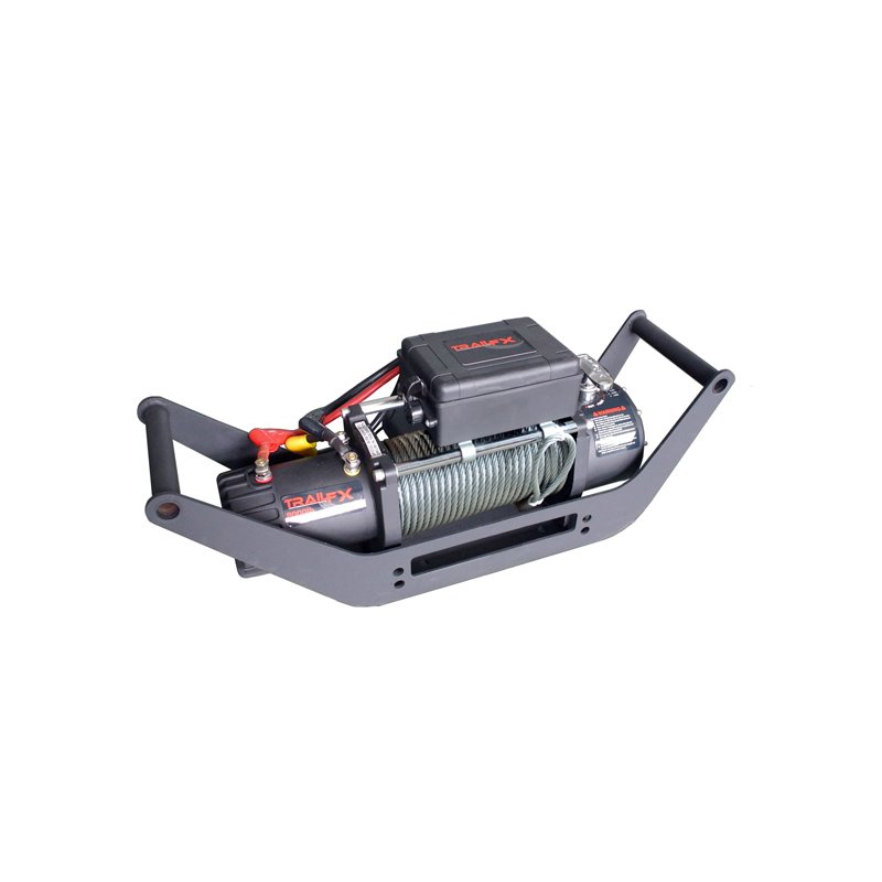 TrailFX | Winch Upd To 12K LBs 2 In Recver Mnt Blk