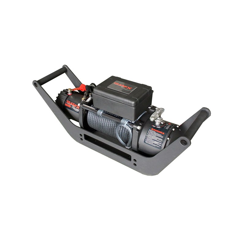 TrailFX | Winch Upd To 12K LBs 2 In Recver Mnt Blk