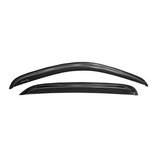 TrailFX | Low Profile Tape-On Smoke Acrylic Set of - F-150 / F-250 / F-350 2015-2023 TrailFX Side Window Deflectors