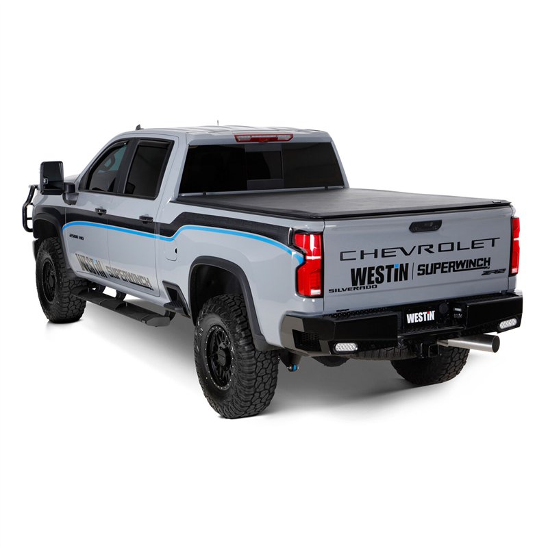 Westin Automotive | Soft Roll-Up Tonneau Cover - Silverado / Sierra 2500 HD / 3500 HD 6.6L 2020-2025