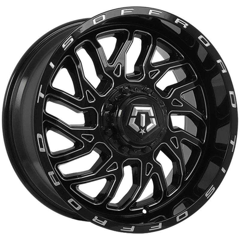TIS Wheels | 544 22x10.0 ET-19 - Noir lustre - Rebord usine