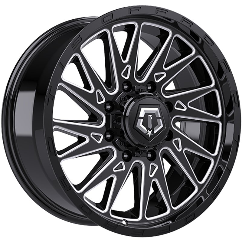TIS Wheels | 547 22x12.0 ET-44 - Noir lustre - Rebord usine