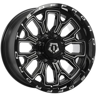 TIS Wheels | 560 20x10.0 ET-19 - Gloss Black - Milled Edge