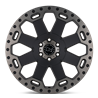 Black Rhino Hard Alloys | WARLORD 18x8.0 ET35 - MATTE BLACK W/ MACHINED DARK TINT
