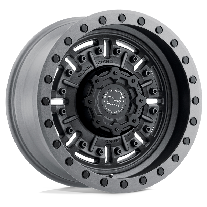 Black Rhino Hard Alloys | ABRAMS 20x9.5 ET-18 - TEXTURED MATTE GUNMETAL