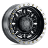 Black Rhino Hard Alloys | ABRAMS 20x9.5 ET-18 - GLOSS GUN BLACK W/ MACHINED DARK TINT