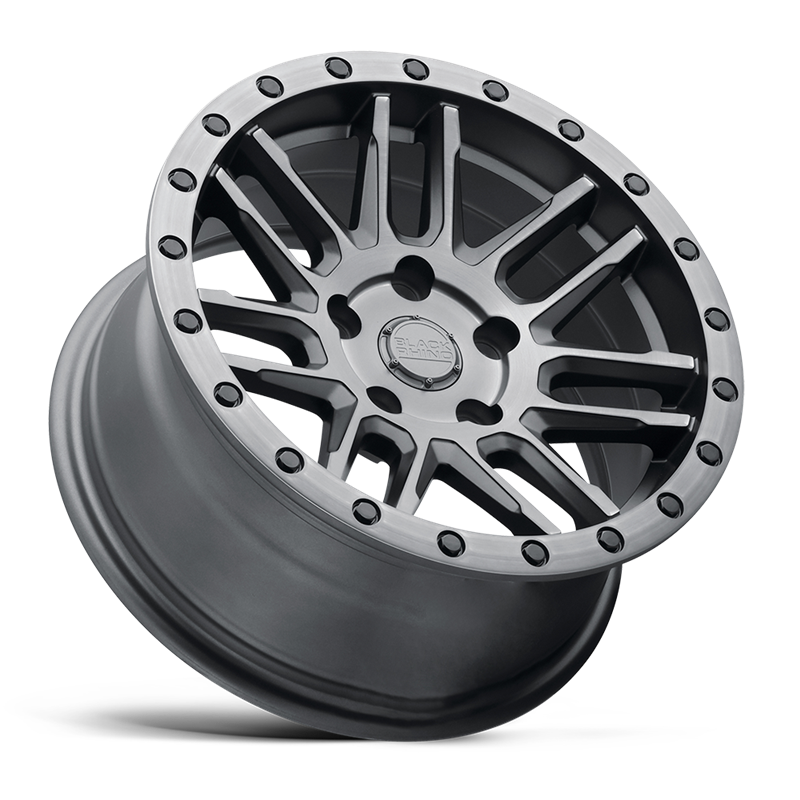 Black Rhino Hard Alloys | ARCHES 20x9.5 ET-18 - MATTE BRUSHED GUNMETAL W/ BLACK BOLTS