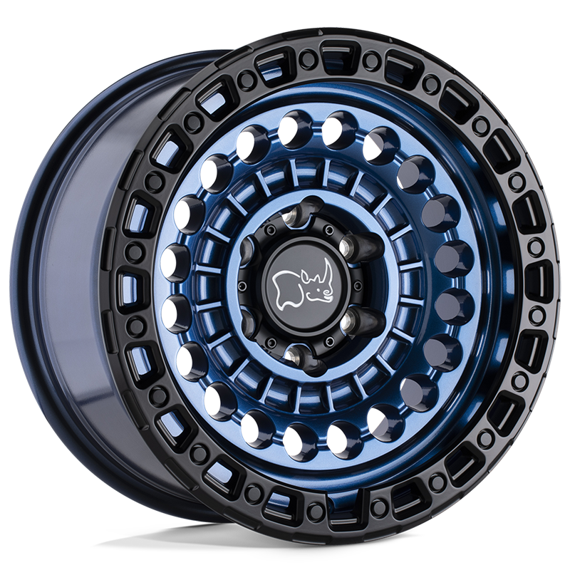Black Rhino Hard Alloys | SENTINEL 20x9.5 ET-18 - COBALT BLUE W/ BLACK RING