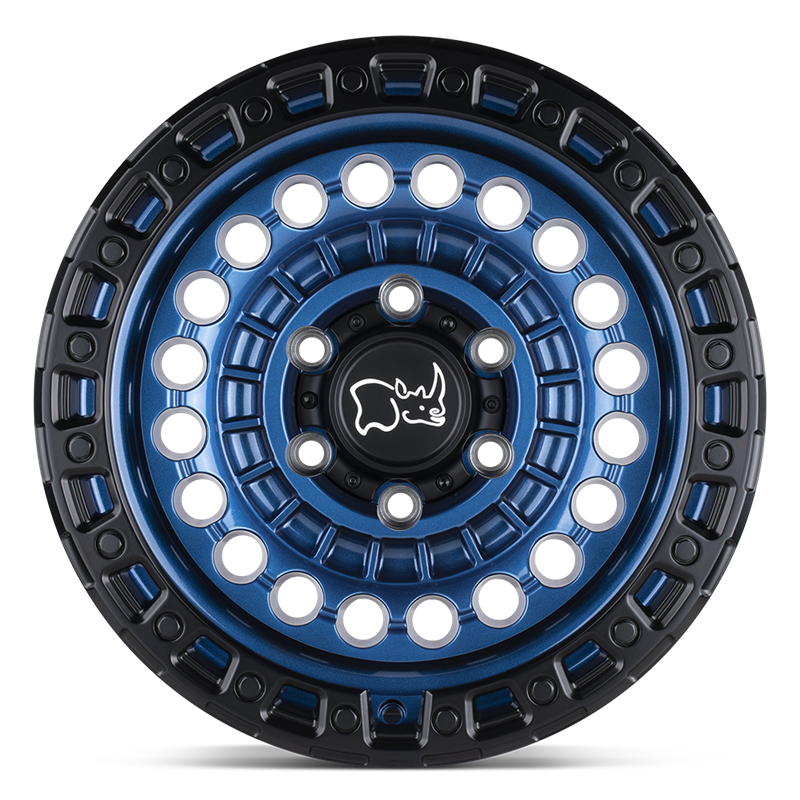 Black Rhino Hard Alloys | SENTINEL 20x9.5 ET12 - COBALT BLUE W/ BLACK RING