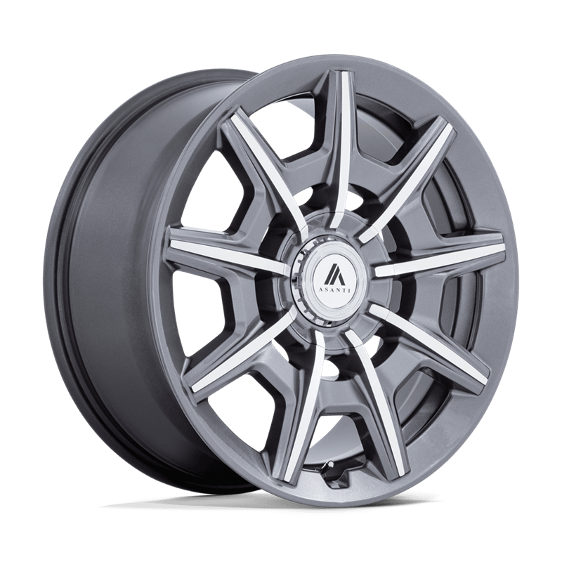 Asanti Black | AB041 ESQUIRE 20x10.5 ET38 - GLOSS ANTHRACITE BRIGHT MACH