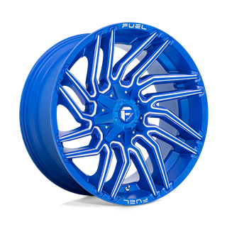 Fuel Off-Road | D774 TYPHOON 22x10.0 ET-18 - ANODIZED BLUE MILLED