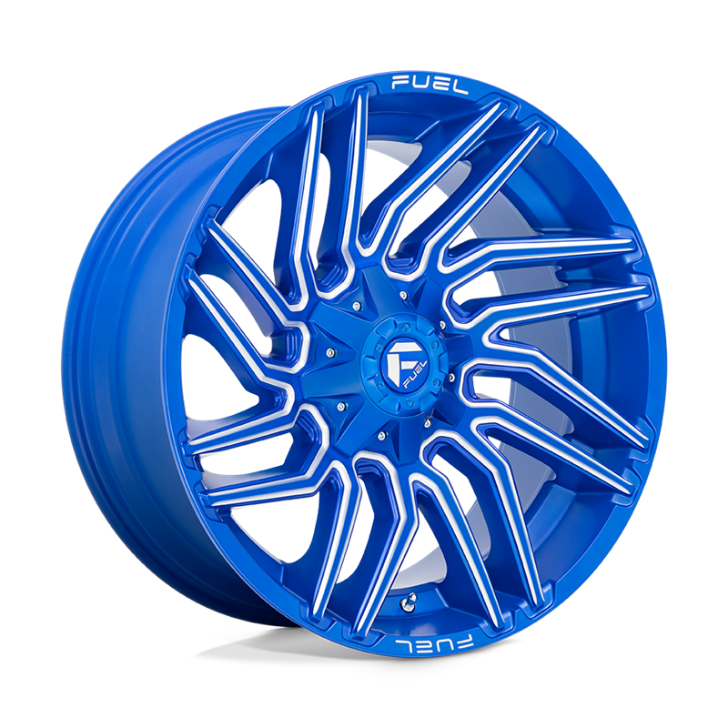 Fuel Off-Road | D774 TYPHOON 22x10.0 ET-18 - ANODIZED BLUE MILLED