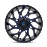 Fuel Off-Road | D778 RUNNER UTV 20x7.0 ET13 - GLOSS BLACK MILLED CANDY BLUE