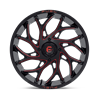Fuel Off-Road | D779 RUNNER UTV 22x7.0 ET0 - GLOSS BLACK MILLED CANDY RED
