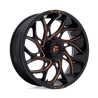 Fuel Off-Road | D780 RUNNER UTV 20x7.0 ET13 - GLOSS BLACK MILLED ORANGE