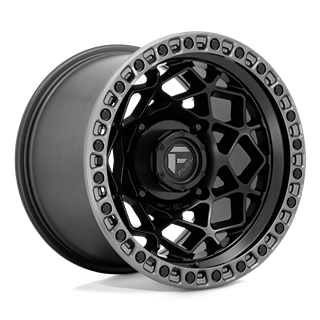 Fuel Off-Road | D783 UNIT UTV 15x10.0 ET0 - MATTE BLACK W/ GUNMETAL RING