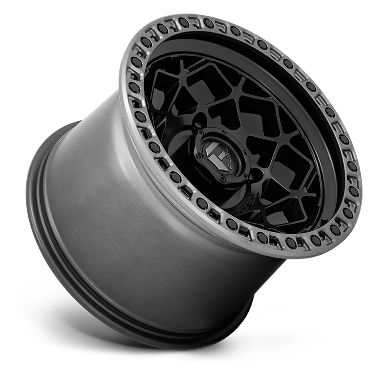 Fuel Off-Road | D783 UNIT UTV 15x10.0 ET0 - MATTE BLACK W/ GUNMETAL RING