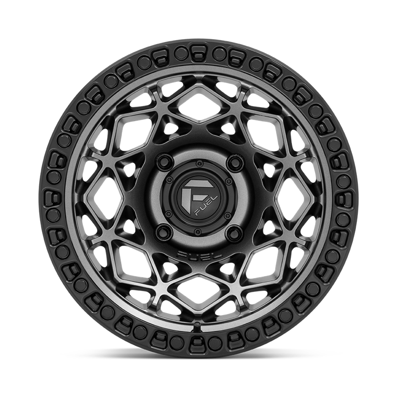 Fuel Off-Road | D784 UNIT UTV 15x10.0 ET0 - GUNMETAL W/ MATTE BLACK RING