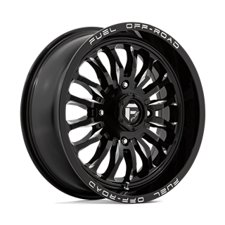 Fuel Off-Road | D821 ARC UTV 20x7.0 ET13 - GLOSS BLACK MILLED