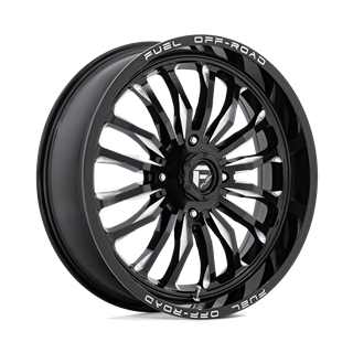 Fuel Off-Road | D821 ARC UTV 22x7.0 ET13 - GLOSS BLACK MILLED