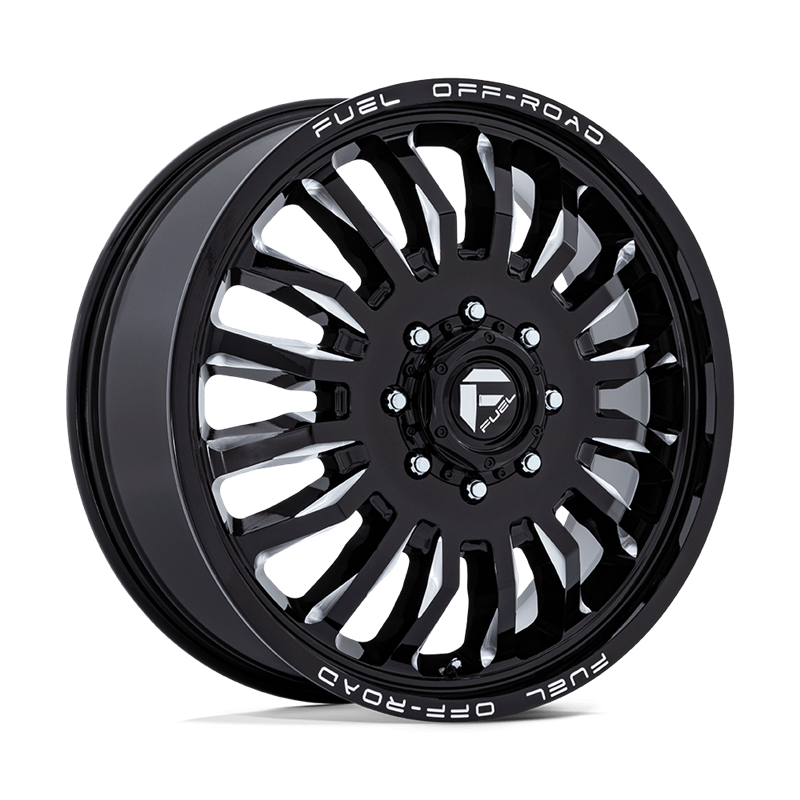 Fuel Off-Road | D868 ARC DUALLY 20x8.25 ET-240 - GLOSS BLACK MILLED