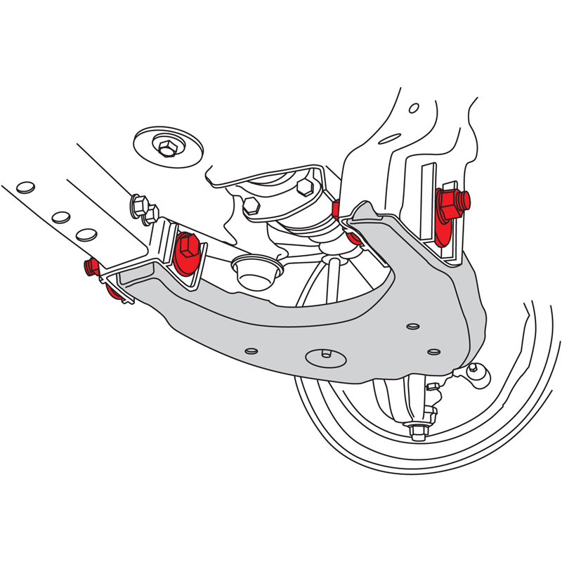 SPC | TOYOTA CAM KIT (2) - Front Lower - GX470 / 4Runner / FJ Cruiser / Tacoma 2003-2015 SPC Performance Alignment Kits & Com...