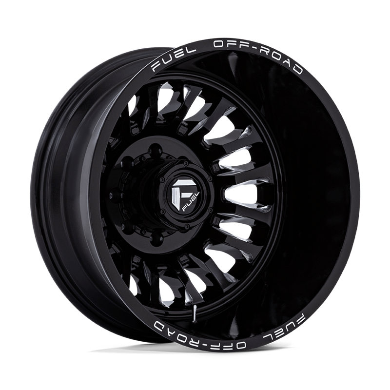 Fuel Off-Road | D868 ARC DUALLY 20x8.25 ET-201 - GLOSS BLACK MILLED