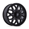Fuel Off-Road | D875 FLUX DUALLY 20x8.25 ET104 - GLOSS BLACK BRUSH-FC GRAY TINT