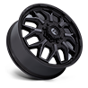 Fuel Off-Road | D875 FLUX DUALLY 22x8.25 ET104 - GLOSS BLACK BRUSH-FC GRAY TINT