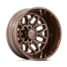 Fuel Off-Road | D876 FLUX DUALLY 20x8.25 ET104 - PLATINUM BRONZE