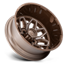 Fuel Off-Road | D876 FLUX DUALLY 20x8.25 ET-201 - PLATINUM BRONZE