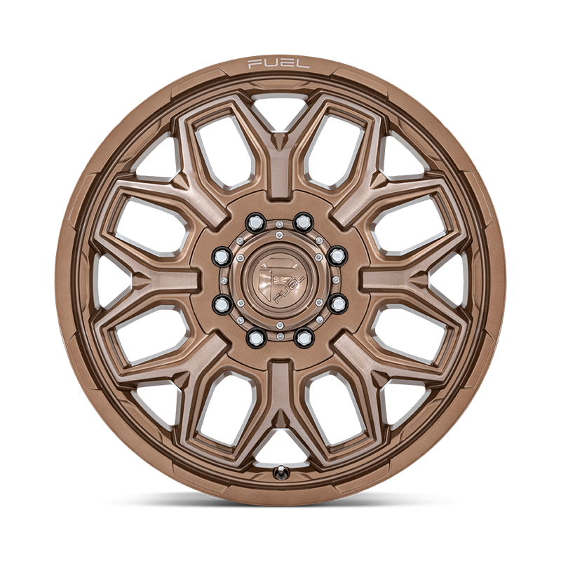 Fuel Off-Road | D876 FLUX DUALLY 20x8.25 ET-227 - PLATINUM BRONZE