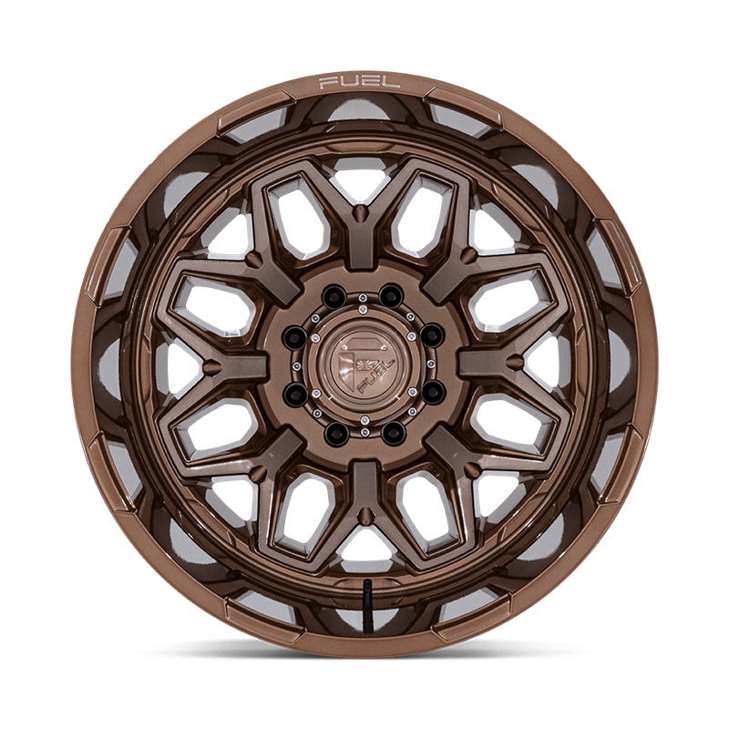 Fuel Off-Road | D876 FLUX DUALLY 22x8.25 ET-201 - PLATINUM BRONZE