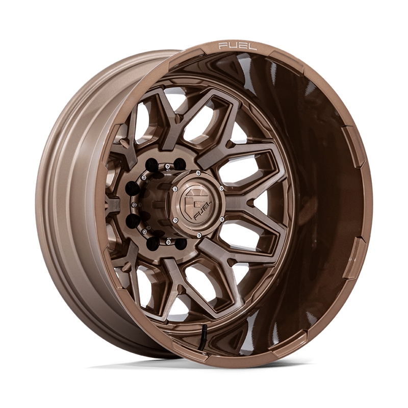 Fuel Off-Road | D876 FLUX DUALLY 22x8.25 ET-227 - PLATINUM BRONZE