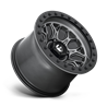 Fuel Off-Road | D919 TECH BEADLOCK 15x10.0 ET0 - MATTE GUN METAL BLACK BEAD RING