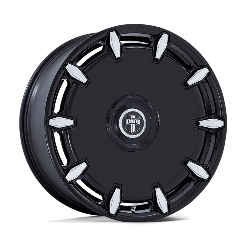 DUB Wheels | DC271 CHEEF 24x9.0 ET15 - GLOSS BLACK MILLED