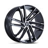 DUB Wheels | DC275 BLAZE 26x10.0 ET25 - GLOSS BLACK W/ MACHINED FACE