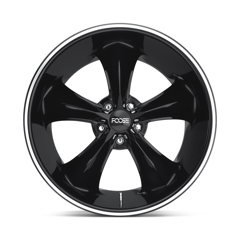 Foose Wheels | F104 LEGEND 20x8.5 ET32 - GLOSS BLACK MILLED