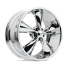 Foose Wheels | F105 LEGEND 17x8.0 ET1 - CHROME PLATED
