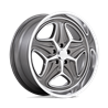 Foose Wheels | F172 MERLOT 22x9.0 ET15 - ANTHRACITE MACHINED