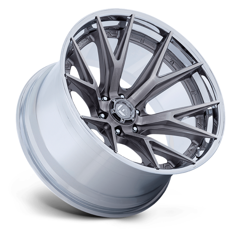 Fuel Off-Road | FC402 CATALYST 18x9.0 ET1 - PLATINUM W/ CHROME LIP