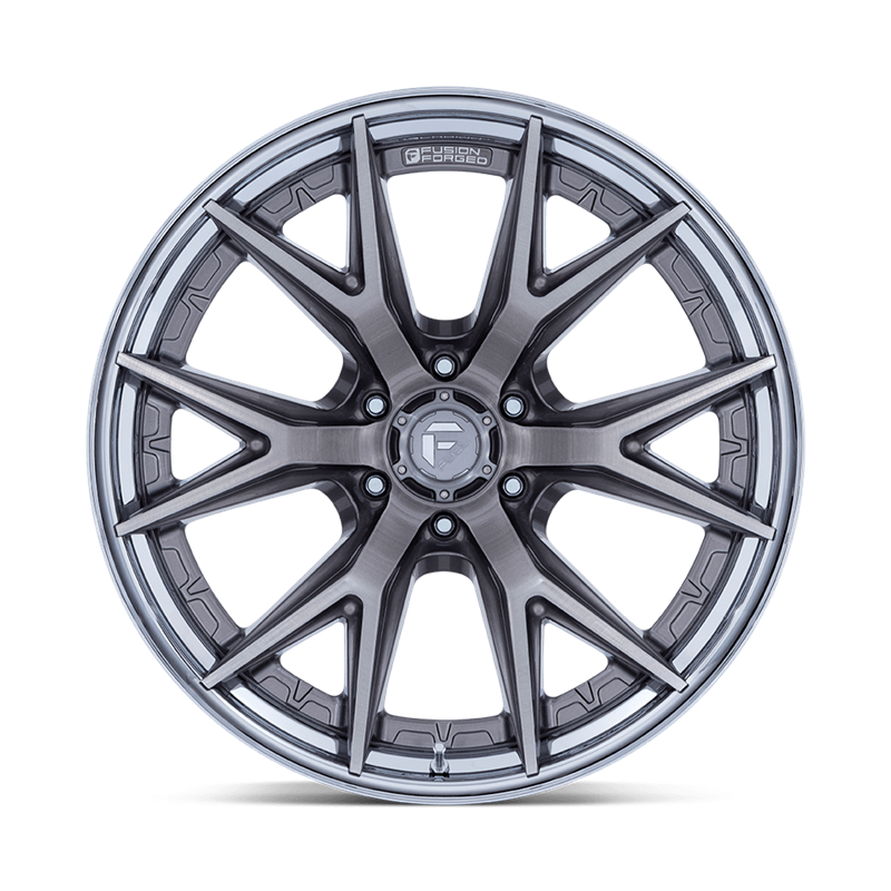 Fuel Off-Road | FC402 CATALYST 18x9.0 ET1 - PLATINUM W/ CHROME LIP