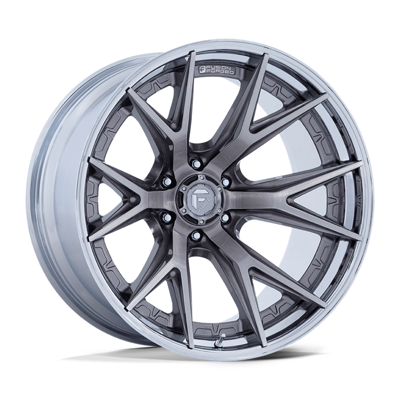 Fuel Off-Road | FC402 CATALYST 18x9.0 ET1 - PLATINUM W/ CHROME LIP