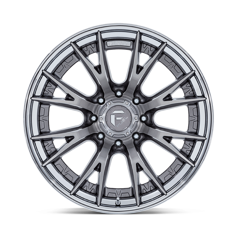 Fuel Off-Road | FC402 CATALYST 22x12.0 ET-44 - PLATINUM W/ CHROME LIP